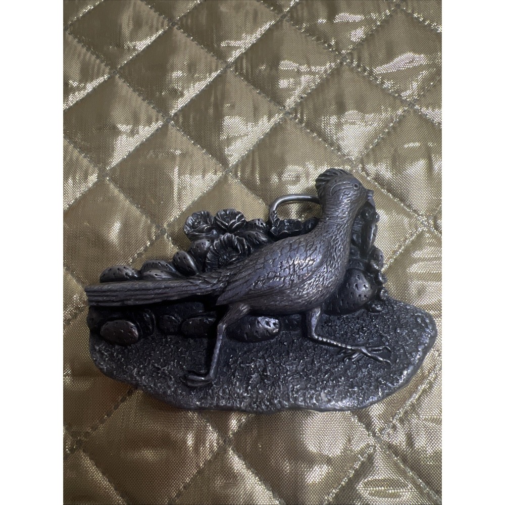 1980 Roadrunner Belt Buckle Bergamot Brass D-149 Made in USA